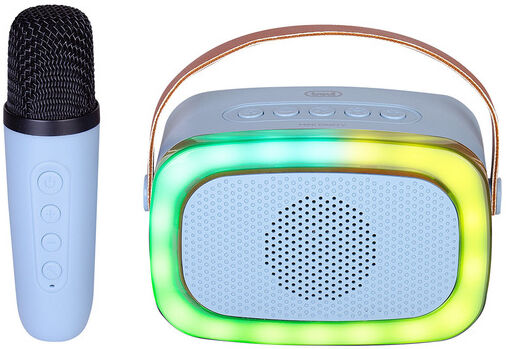 Trevi XR JUMP ALTOPARLANTE KARAOKE PORTATILE 10W WIRELESS USB MICRO SD AUX-IN XR 8A01 MINIPARTY BLU
