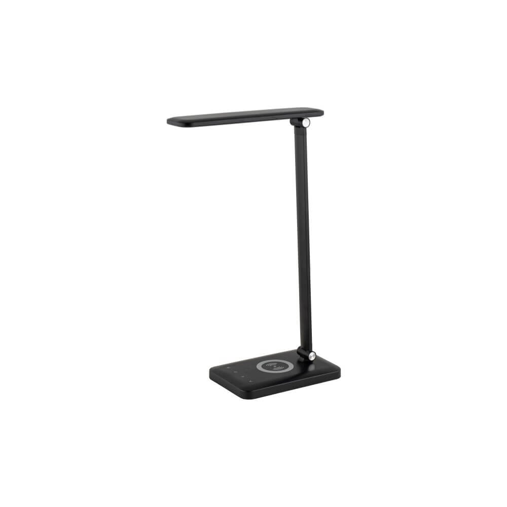 Lyora Led bureaulamp met smartphone lader - Zwart