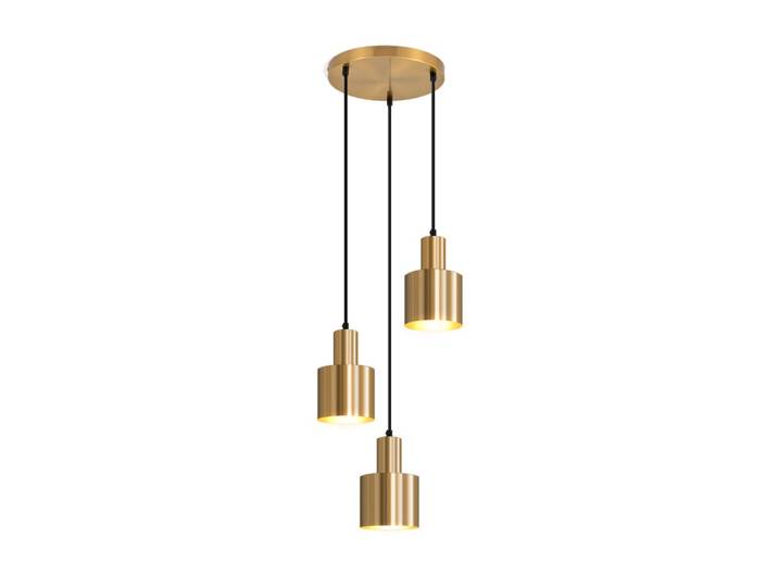 Suspension en fer doré 12x25x143cm e27