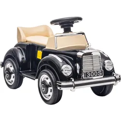 KINDER RUTSCHAUTO, Schwarz, Kunststoff+ Metall