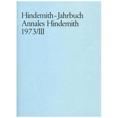 Hindemith-Jahrbuch -