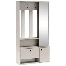 GARDEROBENSCHRANK Pots Plus mit zwei Türen kaschmir