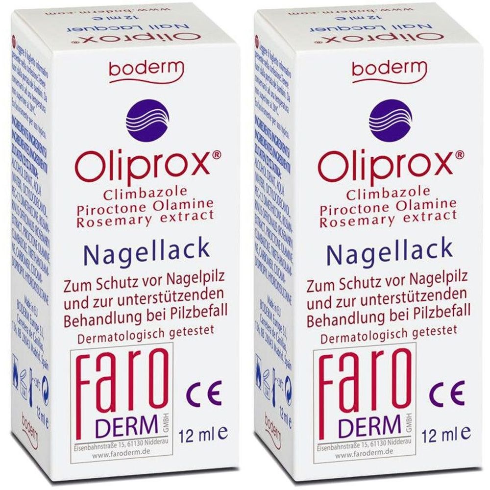 Oliprox Nagellack bei Pilzbefall 2x 2x12 ml Flaschen