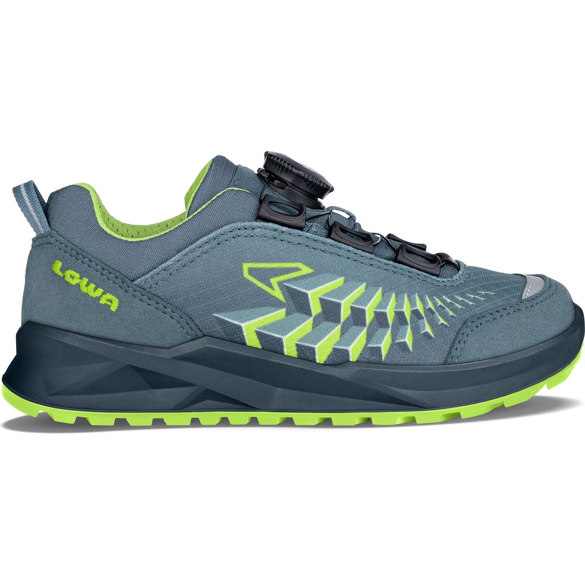 Lowa Ferrox GTX LO JR petrol/limone (7402) 24 641126-7402-24