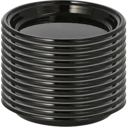 PROPAC Mehrweg-Menüteller 22 cm schwarz