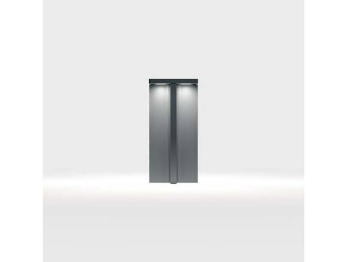 IP44.de Pollerleuchte mir X poller - Anthrazit (anthracite) , 30