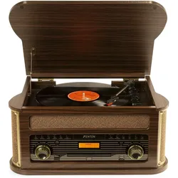 Fenton Memphis (Vollautomatisch), Plattenspieler, Braun