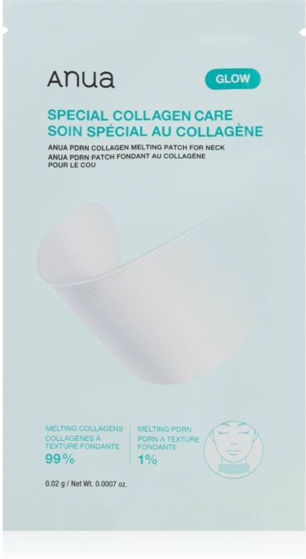 Anua PDRN Collagen Melting Patch For Neck lifting and firming mask for neck and décolleté 4 pc