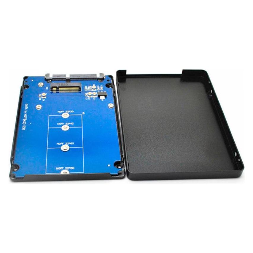 CoreParts MSNX1001B Speicherlaufwerksgehäuse 2.5" SSD-Gehäuse Schwarz (NGFF)