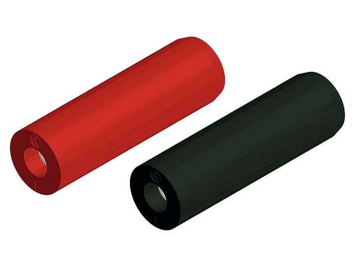 Merox Bananenkupplung 2 × Rot, 2 × Schwarz