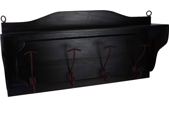 MiaMöbel Mexico Kleiderhalter 100cm Massivholz Pinie Kolonialstil Mexiko Möbel Mexikanisch