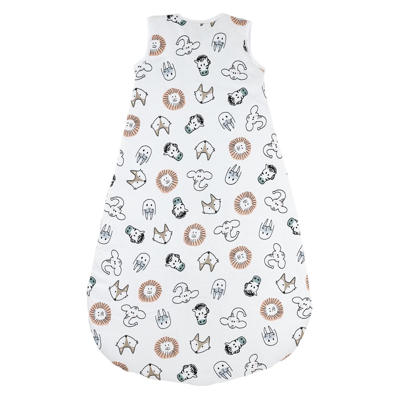 Meyco Schlafsack Jersey Wattiert 86 cm Animal (2.5 TOG, Frühling, Herbst, Winter) (47988031)