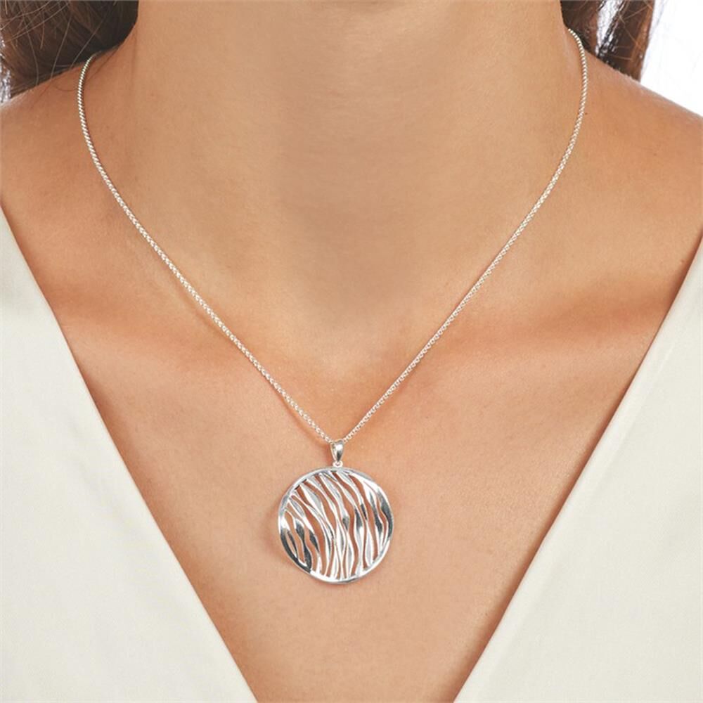 Unique Moderne Kette aus Sterlingsilber silber