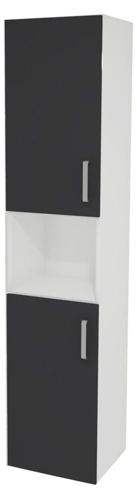 Kolpa EVELIN kast met deur model E 1702 grijs/antiek