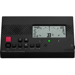 Korg TM-1-BK Stimmgerät Metronom Combo, Eigenschaften: Batteriebetrieben, Eingebauter Tuner, Stimmgerät, Schwarz