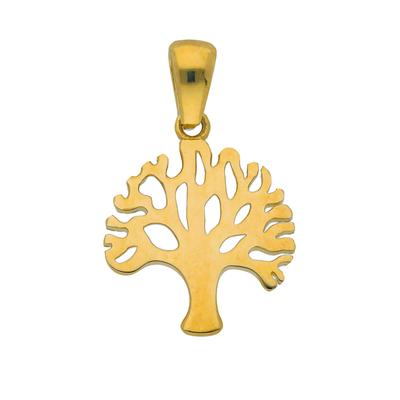Kettenanhänger ADELIA´S "Anhänger Baum des Lebens 333 Gold ( 8K )", gold, Schmuckanhänger, Damen, Gold, Kettenanhänger, Goldanhänger Lebensbaum