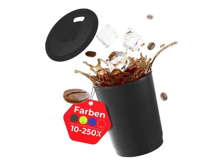 achilles Mehrwegbecher Barista 365 Mehrwegbecher Coffee-to-Go-Becher Kaffee-Becher, Kunststoff, (100-tlg)