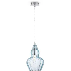 Pendelleuchte Eustoma Nickelfarben max. 40 Watt
