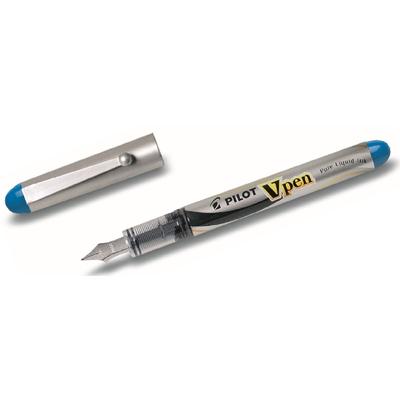Pilot Einweg-Füllfederhalter V-Pen SVP-4M hellblau Packung mit 12 Stück