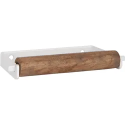 ALTUM Toilettenpapierhalter Holzrolle ALTUM, weiß