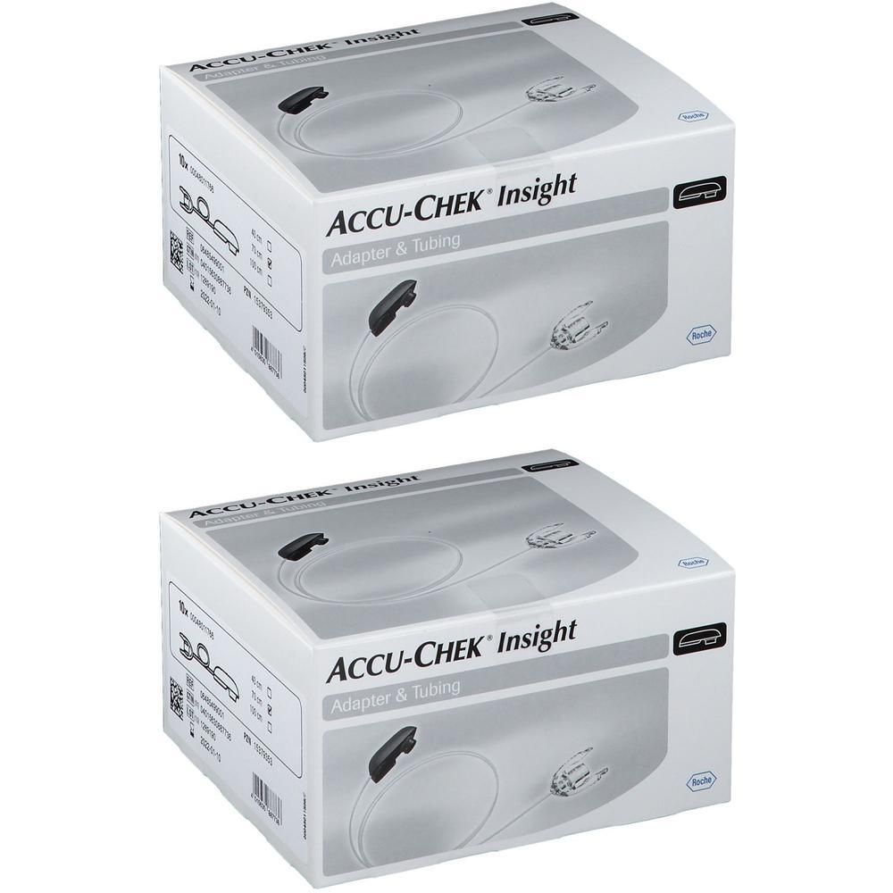 Accu-Chek Insight Adapter & Schlauch 70cm Inf.-Set 2x 2x10 St Katheter