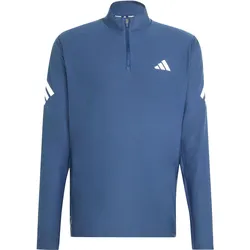 Adidas, Herren, Sportshirt, AD365 Running Iconic Half Zip (S), Blau, S