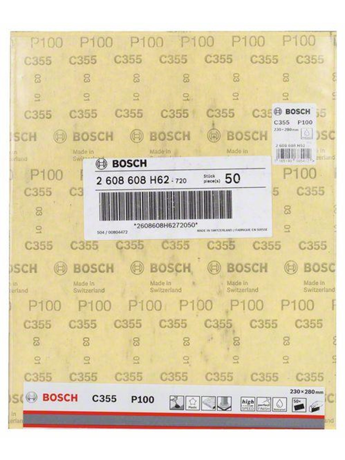 Bosch Sanding Sheet P100 230x280mm