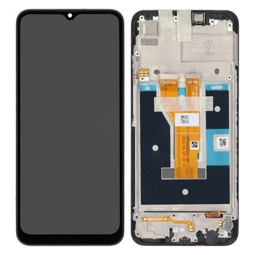 realme LCD + Touch + Frame für RMX3231 C11 (2021) - cool grey (4907881)