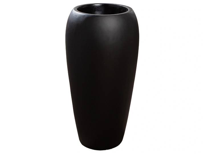 Pflanzengefäss Trendy, Fiberglas, Schwarz H: 66 cm Gilde