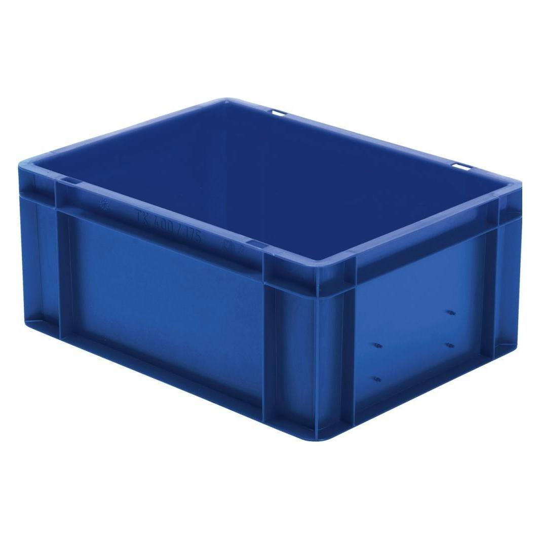 kaiserkraft Euro-Format-Stapelbehälter, Wände und Boden geschlossen (TK400/175-0 BLAU)