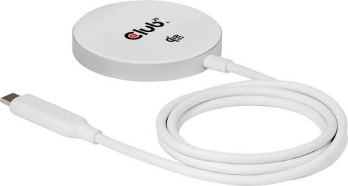 Club3D Induktions-Ladegerät 25W Qi2 USB-C 25Wa CAC-3026 Ausgänge Induktionslade-Standard Weiß