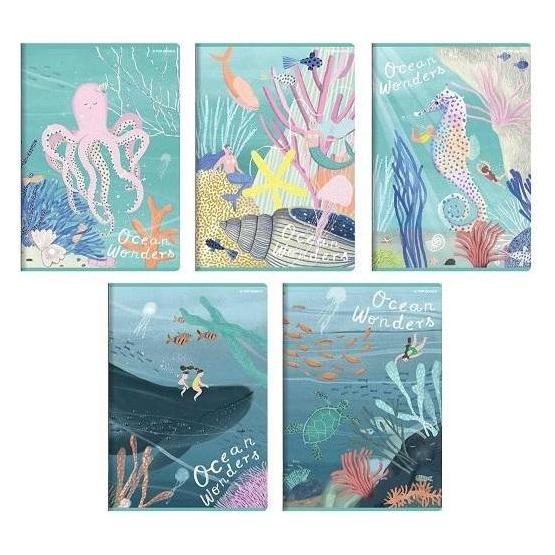 TOP Notizbuch A5/32K Ocean Line (10 Stück) TOP2000 (A5) (48641739)