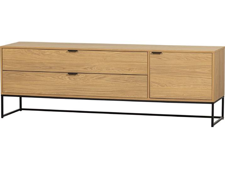 WOOOD Silas Tv-Meubel - Eiken - Melamine - 61x180x44