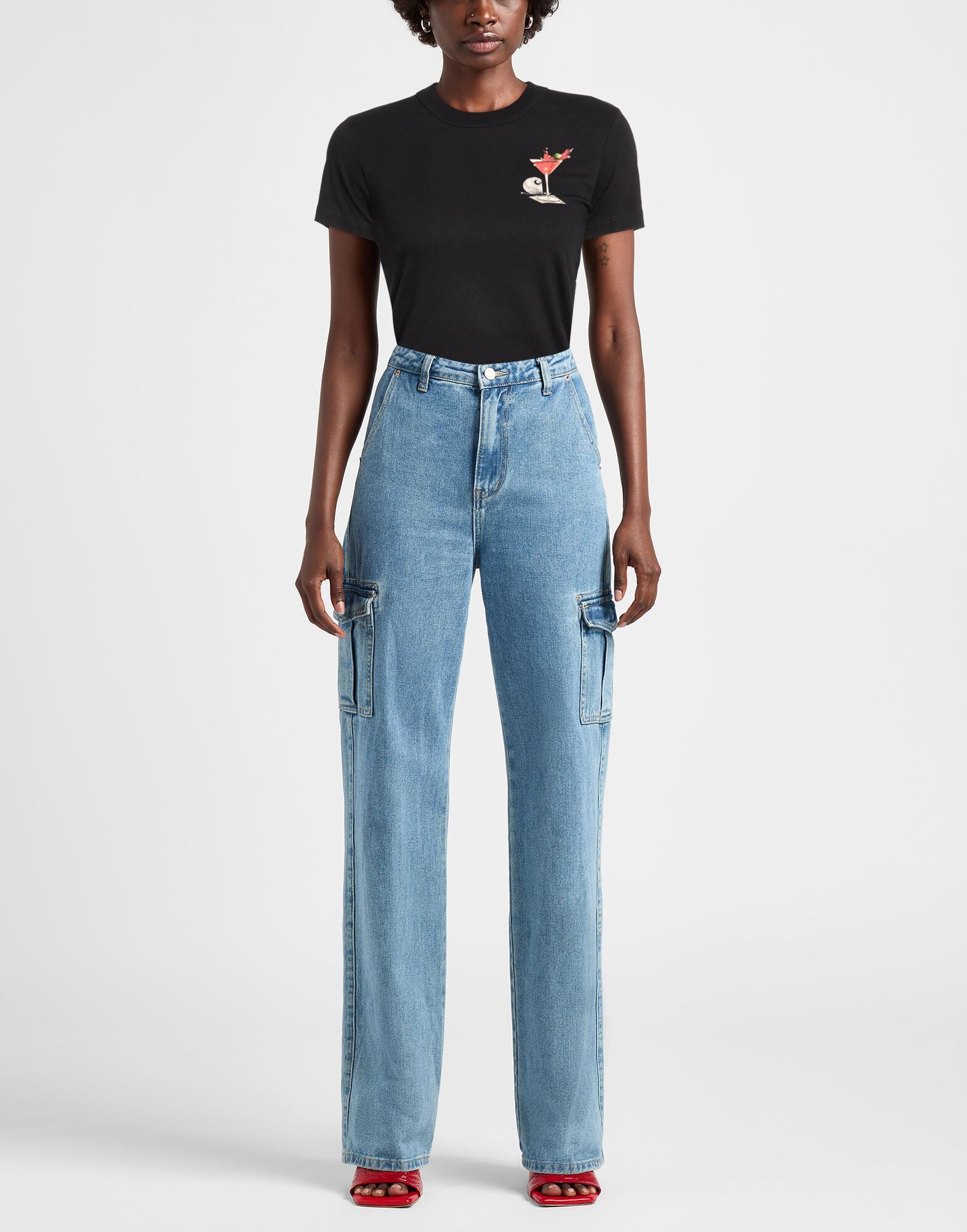 Carhartt Camiseta Mujer Negro XS Mujer