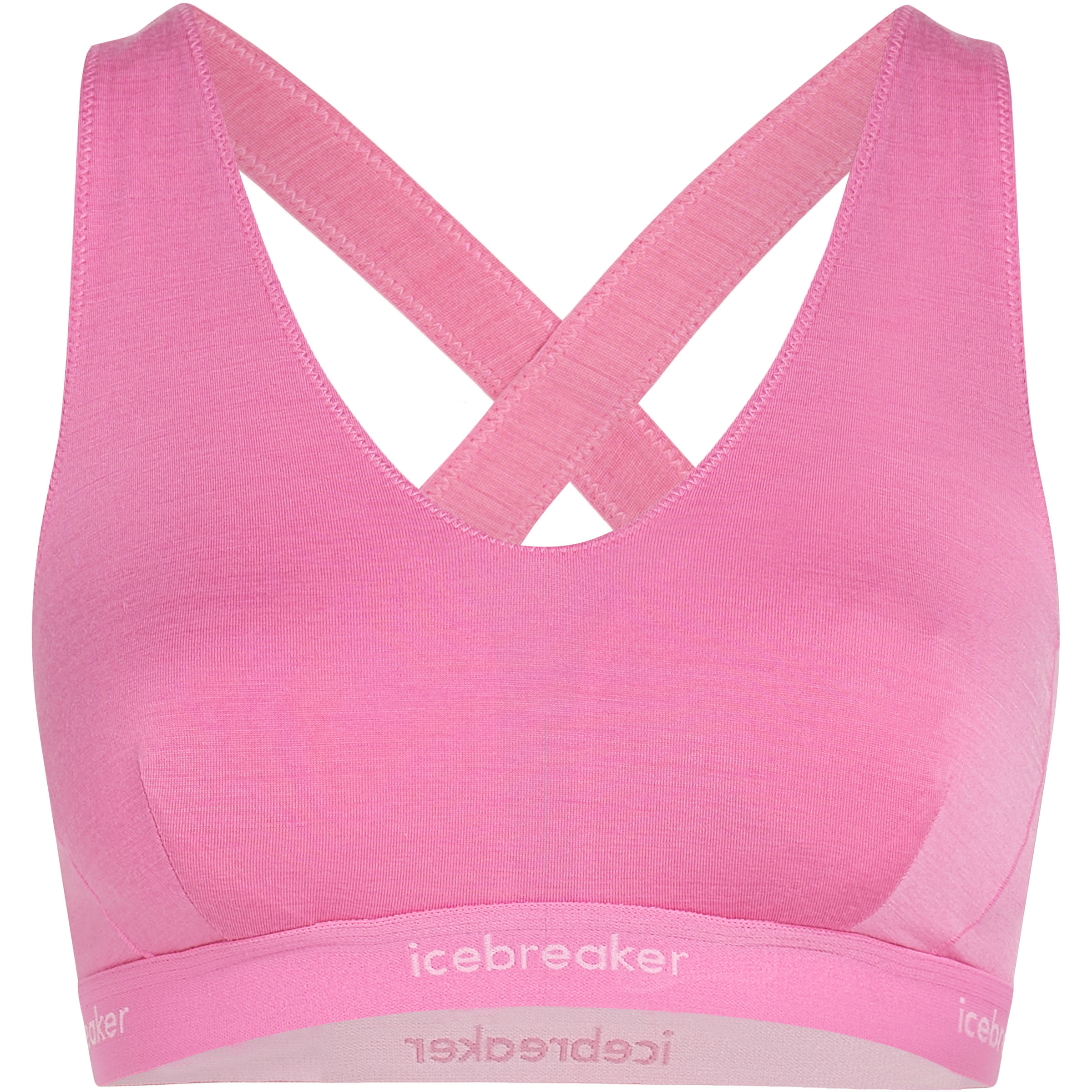 Icebreaker 125 Cool-Lite Sprite Racerback Sport BH Damen Sport-BHs pink Größe XS Hautfreundlich Merinowolle | Lyocell (Tencel)