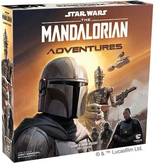 Star Wars The Mandalorian: Adventures Cooperative Board Game by Unexpected Games