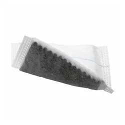 Lohmann & Rauscher Vliwaktiv Ag Aktivkohle-Wundtamponade, steril, silberhaltig - 1 Packung = 10 Stück, Maße: 10 x 15 cm 10 St