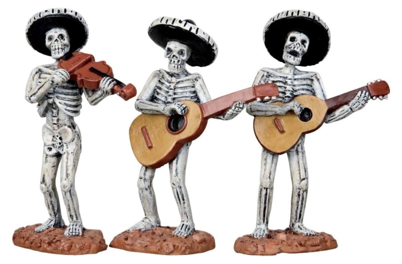 LEMAX Kerstfiguur Skeleton Mariachi Band