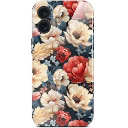 ONEFLOW Flower Cover iPhone 16 Plus Blumen Muster