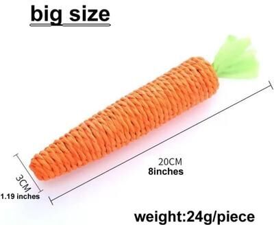 Uplift Picks Self Grooming Cat Corner Scratcher Massage Comb With Catnip large Carrot (1 Pc)