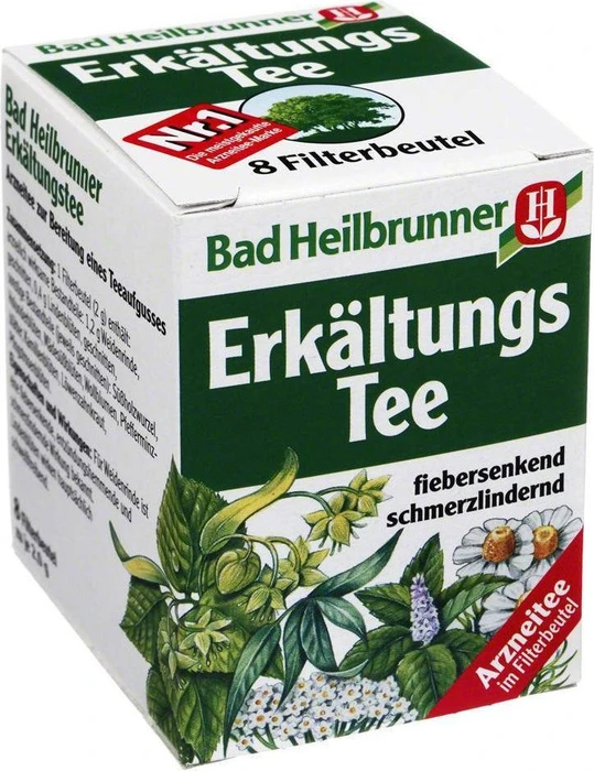 BAD Heilbrunner Erkältungstee N Filterbeutel 8x2 g