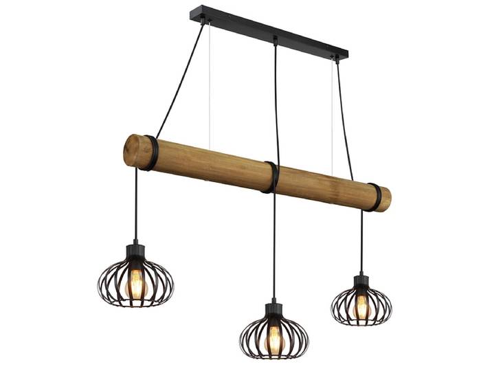 Hängelampe CALDWELL 100x150cm 60W schwarz