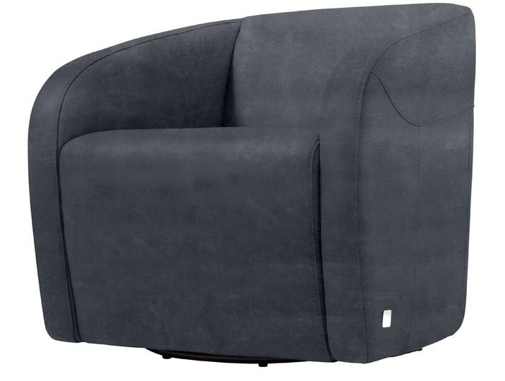 Egoitaliano Sessel Charlottaas Clubsessel, Designsessel, modern und zeitlos, bequem, drehbar, kompakte Stellmaße, Solitärsessel