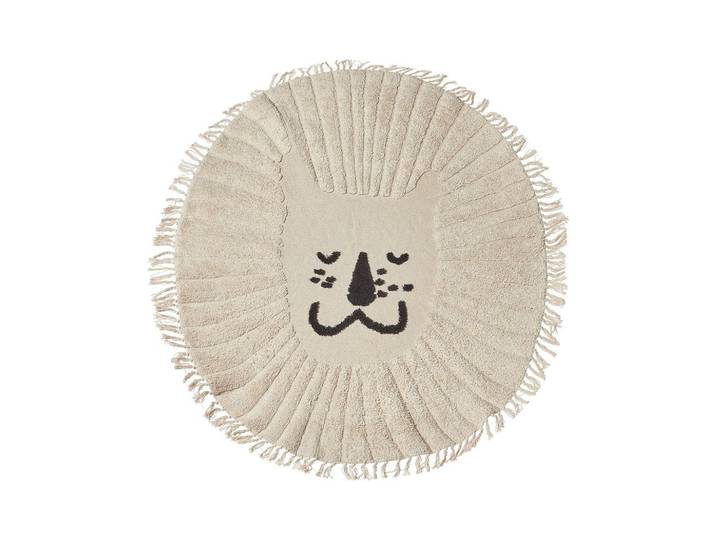 KURZFLOR-TEPPICH Beige 140 cm Badhani