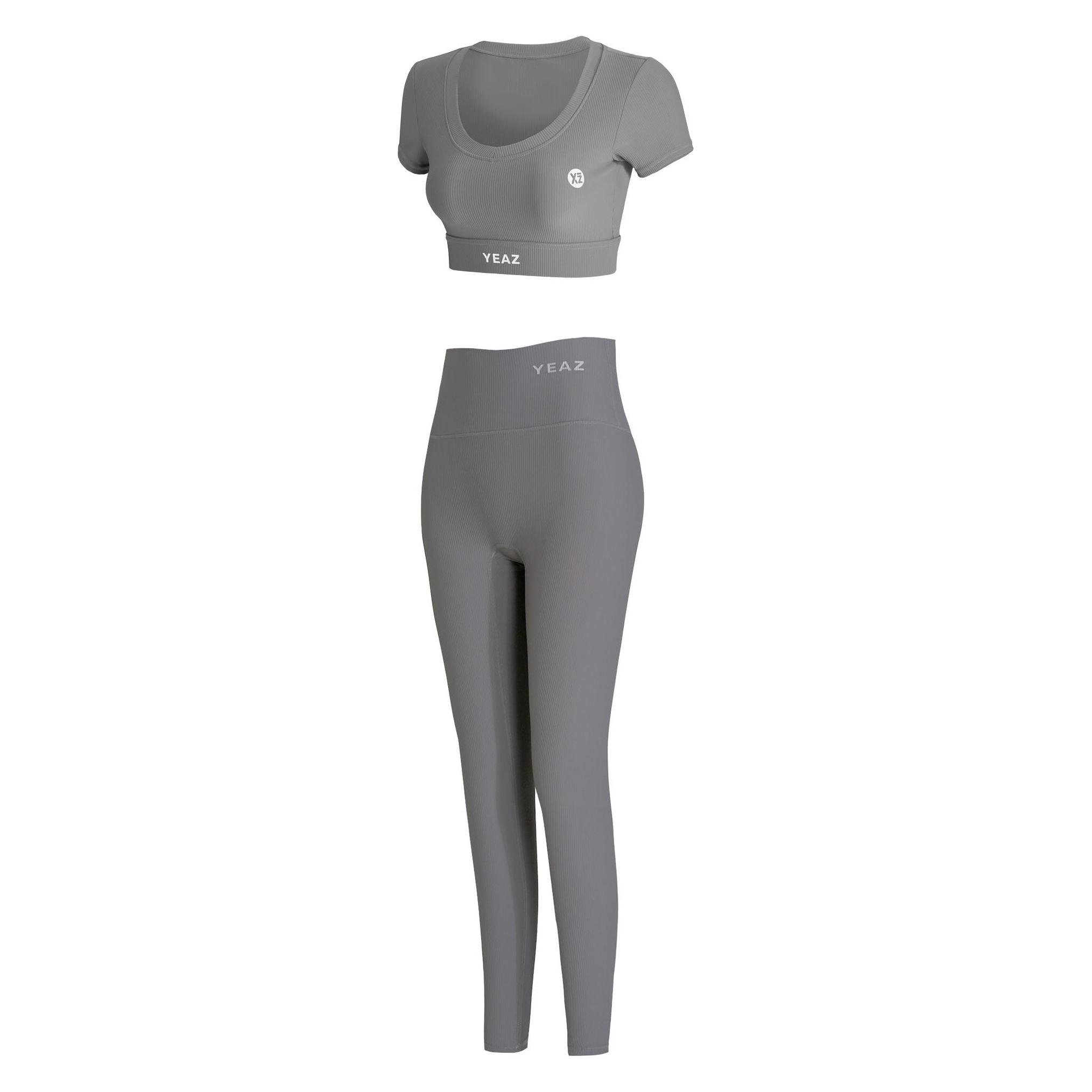 Yeaz CLUB LEVEL SET Short Top Leggings XL (Grey) (XL) (35924036)