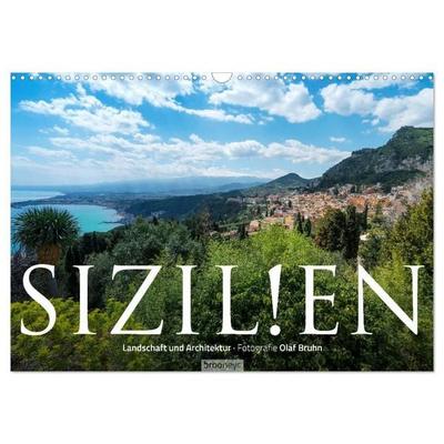 Sizilien – Landschaft und Architektur (Wandkalender 2027 DIN A3 quer), CALVENDO Monatskalender