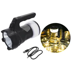 Berger Junia 4-in-1 Campingleuchte mit Lichterkette und Laserpointer