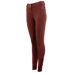 BR Damen Reithose RUNE port bordeaux hoher Bund Vollbesatz , Größe: 40
