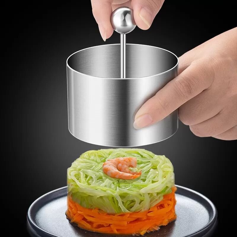 INF 304 Edelstahl Tiramisu Reisballenform - Perfekt zum Formen von Desserts und herzhaften Gerichten S