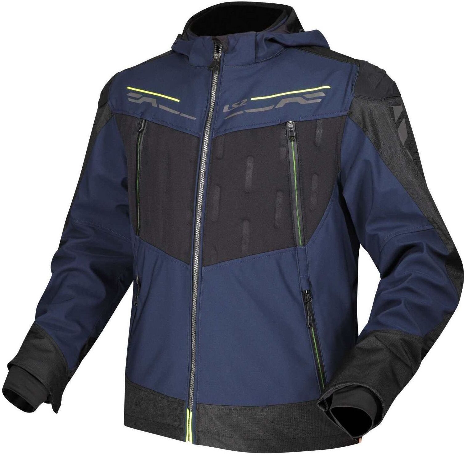 LS2 Zirconium Man Jacke blau schwarz gelb Gr. XL